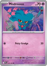 Catalog image | Misdreavus - 035/094 - ME02: Phantasmal Flames | ME02: Phantasmal Flames | 035/094
