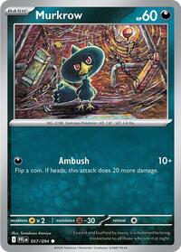 Catalog image | Murkrow - 057/094 - ME02: Phantasmal Flames | ME02: Phantasmal Flames | 057/094