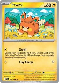 Catalog image | Pawmi - 032/094 - ME02: Phantasmal Flames | ME02: Phantasmal Flames | 032/094