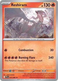 Catalog image | Reshiram - 017/094 - ME02: Phantasmal Flames | ME02: Phantasmal Flames | 017/094