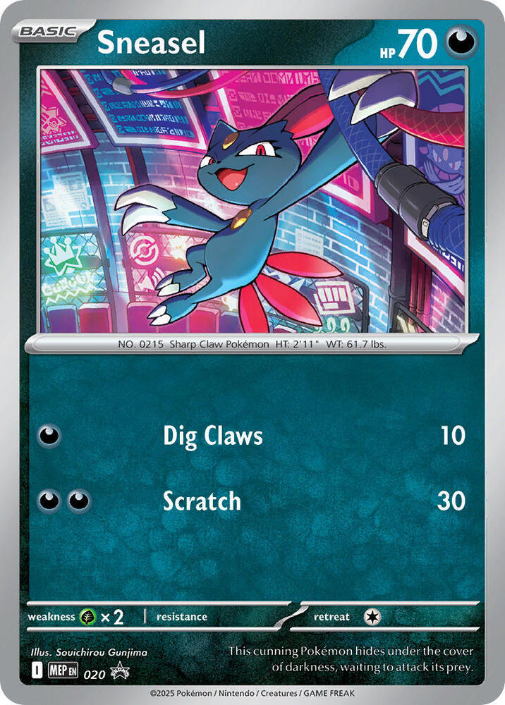 Sneasel (Cosmos Holo) (020) (MEP)