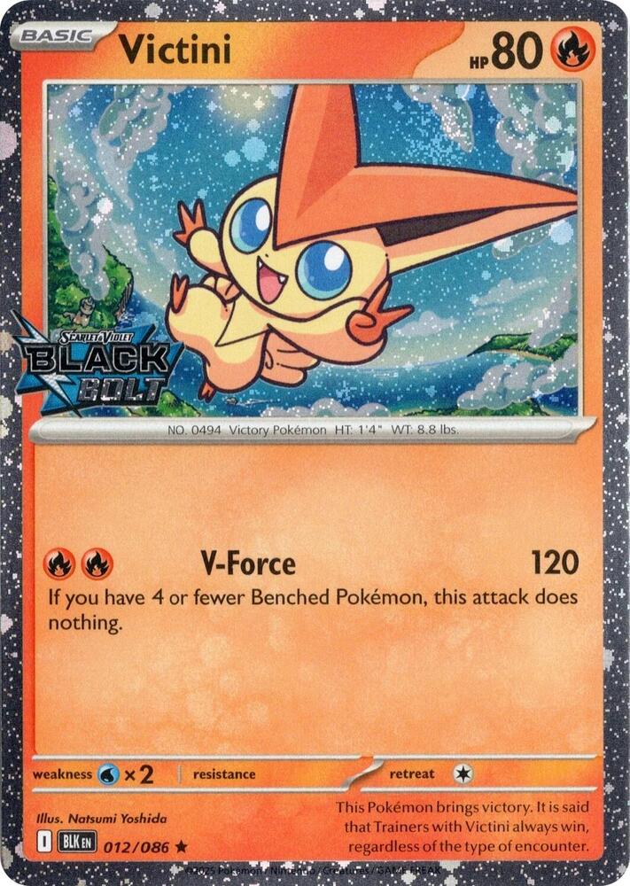 Victini (Black Bolt Stamped) (012/086) (MCAP)