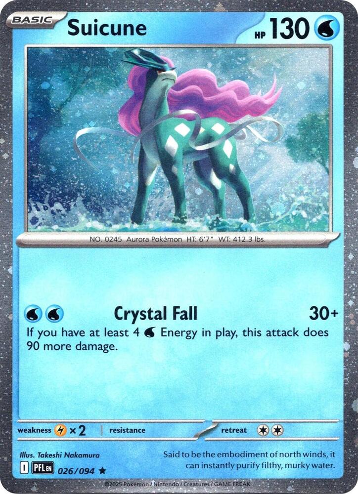Suicune (Cosmos Holo) (026/094) (MCAP)