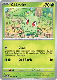 Catalog image | Chikorita - 008/217 - ME: Ascended Heroes | ME: Ascended Heroes | 008/217