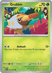 Catalog image | Grubbin - 017/217 - ME: Ascended Heroes | ME: Ascended Heroes | 017/217
