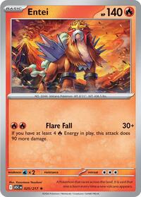Catalog image | Entei - 025/217 - ME: Ascended Heroes | ME: Ascended Heroes | 025/217
