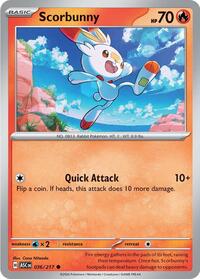 Catalog image | Scorbunny - 036/217 - ME: Ascended Heroes | ME: Ascended Heroes | 036/217