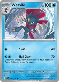 Catalog image | Weavile - 045/217 - ME: Ascended Heroes | ME: Ascended Heroes | 045/217