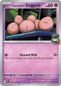 Catalog image | Team Rocket's Exeggcute - 077/217 - ME: Ascended Heroes | ME: Ascended Heroes | 077/217