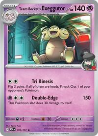 Catalog image | Team Rocket's Exeggutor - 078/217 - ME: Ascended Heroes | ME: Ascended Heroes | 078/217