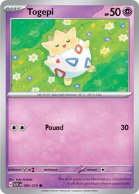 Catalog image | Togepi - 080/217 - ME: Ascended Heroes | ME: Ascended Heroes | 080/217
