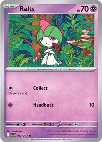 Catalog image | Ralts - 087/217 - ME: Ascended Heroes | ME: Ascended Heroes | 087/217