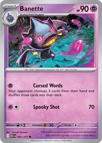 Catalog image | Banette - 091/217 - ME: Ascended Heroes | ME: Ascended Heroes | 091/217
