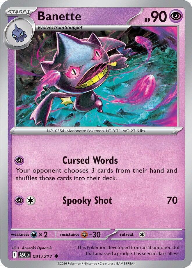 Banette (091/217) Uncommon (ASC)