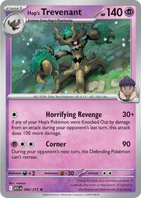 Catalog image | Hop's Trevenant - 096/217 - ME: Ascended Heroes | ME: Ascended Heroes | 096/217
