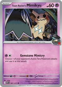 Catalog image | Team Rocket's Mimikyu - 097/217 - ME: Ascended Heroes | ME: Ascended Heroes | 097/217