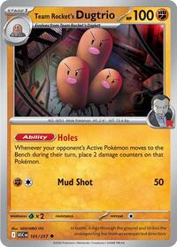 Catalog image | Team Rocket's Dugtrio - 101/217 - ME: Ascended Heroes | ME: Ascended Heroes | 101/217