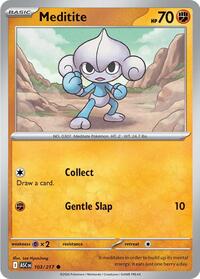 Catalog image | Meditite - 103/217 - ME: Ascended Heroes | ME: Ascended Heroes | 103/217