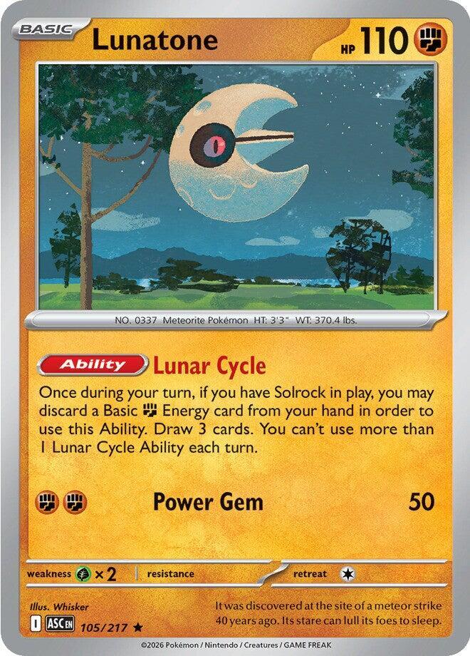 Lunatone (105/217) Rare (ASC)