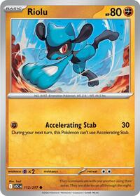 Catalog image | Riolu - 112/217 - ME: Ascended Heroes | ME: Ascended Heroes | 112/217