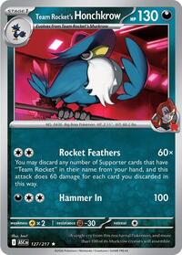 Catalog image | Team Rocket's Honchkrow - 127/217 - ME: Ascended Heroes | ME: Ascended Heroes | 127/217