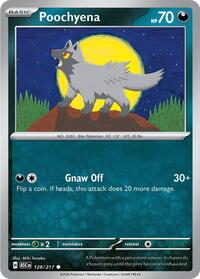 Catalog image | Poochyena - 128/217 - ME: Ascended Heroes | ME: Ascended Heroes | 128/217
