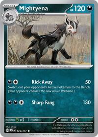 Catalog image | Mightyena - 129/217 - ME: Ascended Heroes | ME: Ascended Heroes | 129/217