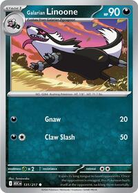 Catalog image | Galarian Linoone - 131/217 - ME: Ascended Heroes | ME: Ascended Heroes | 131/217
