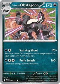 Catalog image | Galarian Obstagoon - 132/217 - ME: Ascended Heroes | ME: Ascended Heroes | 132/217