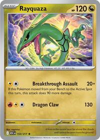 Catalog image | Rayquaza - 153/217 - ME: Ascended Heroes | ME: Ascended Heroes | 153/217