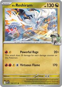 Catalog image | N's Reshiram - 154/217 - ME: Ascended Heroes | ME: Ascended Heroes | 154/217