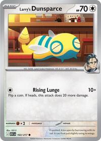 Catalog image | Larry's Dunsparce - 163/217 - ME: Ascended Heroes | ME: Ascended Heroes | 163/217