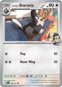 Catalog image | Larry's Staravia - 169/217 - ME: Ascended Heroes | ME: Ascended Heroes | 169/217