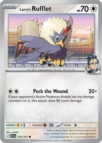 Catalog image | Larry's Rufflet - 173/217 - ME: Ascended Heroes | ME: Ascended Heroes | 173/217