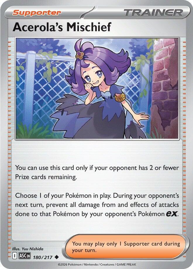 Acerola's Mischief (180/217) Uncommon (ASC)
