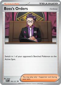 Catalog image | Boss's Orders [Corbeau] - 183/217 - ME: Ascended Heroes | ME: Ascended Heroes | 183/217
