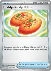 Buddy-Buddy Poffin - 184/217 - Common - ME: Ascended Heroes (Reverse Holofoil)