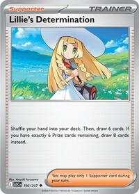 Catalog image | Lillie's Determination - 192/217 - ME: Ascended Heroes | ME: Ascended Heroes | 192/217