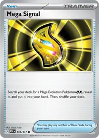 Catalog image | Mega Signal - 193/217 - ME: Ascended Heroes | ME: Ascended Heroes | 193/217