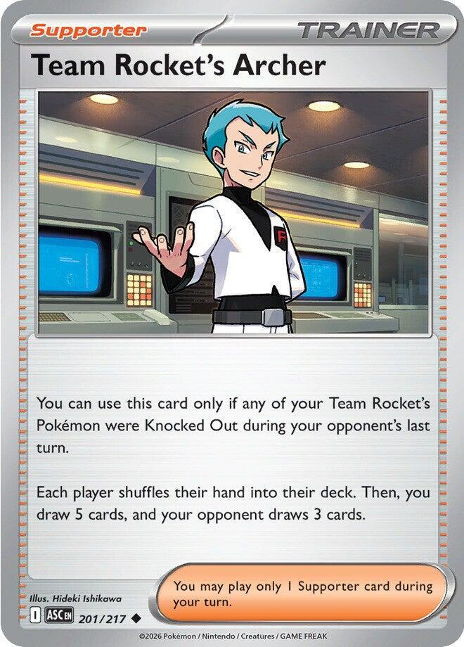 Team Rocket's Archer (201/217) Uncommon (ASC)