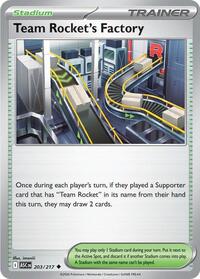 Catalog image | Team Rocket's Factory - 203/217 - ME: Ascended Heroes | ME: Ascended Heroes | 203/217
