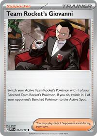 Catalog image | Team Rocket's Giovanni - 204/217 - ME: Ascended Heroes | ME: Ascended Heroes | 204/217