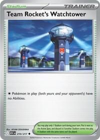Catalog image | Team Rocket's Watchtower - 210/217 - ME: Ascended Heroes | ME: Ascended Heroes | 210/217