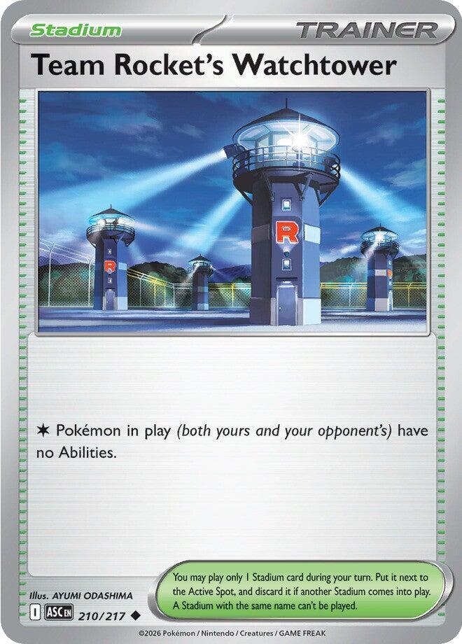 Team Rocket's Watchtower (210/217) Uncommon (ASC)