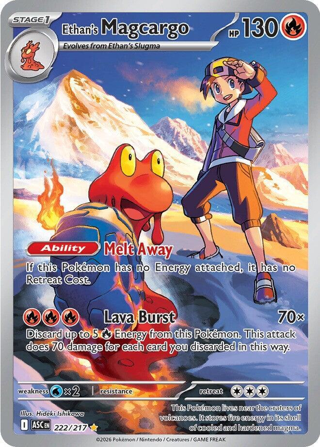 Ethan's Magcargo (222/217) Illustration Rare (ASC)