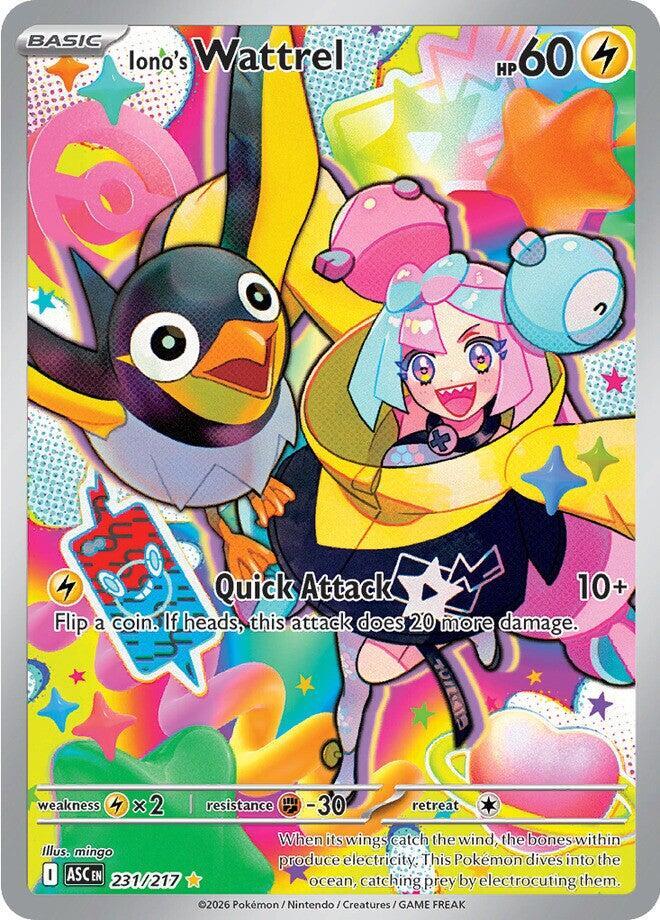 Iono's Wattrel (231/217) Illustration Rare (ASC)