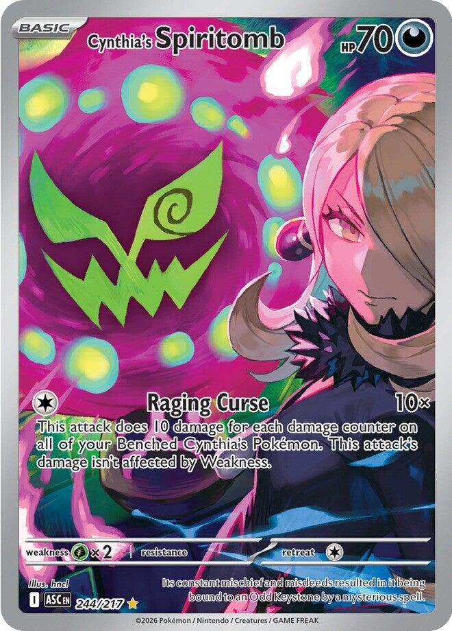 Cynthia's Spiritomb (244/217) Illustration Rare (ASC)