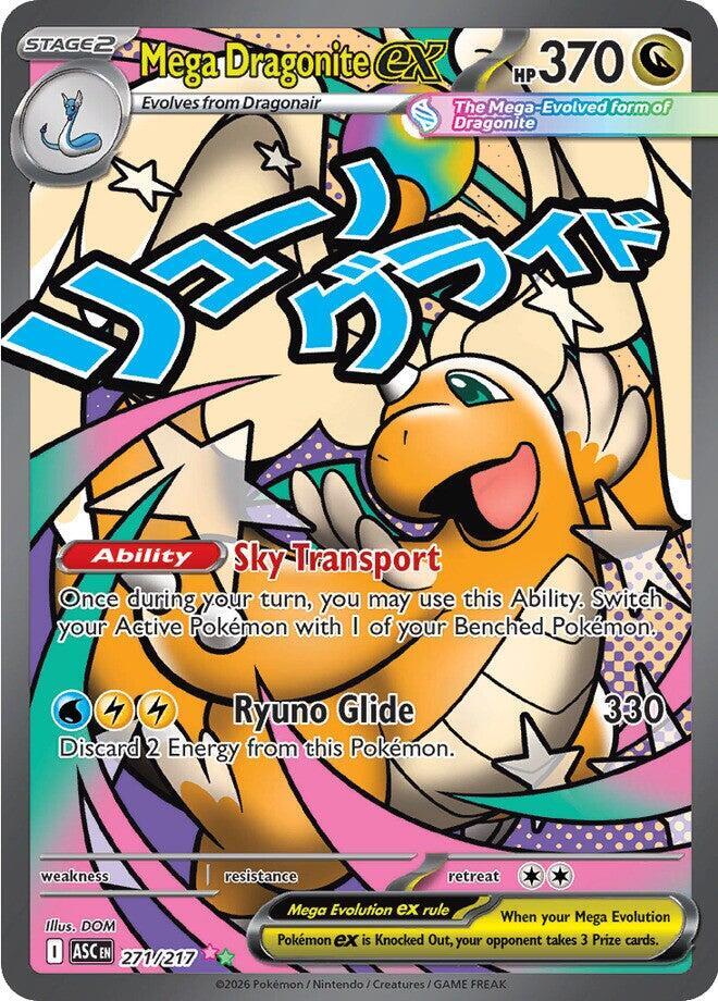 Mega Dragonite ex (271/217) Mega Attack Rare (ASC)