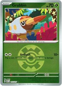 Grubbin (Quick Ball) - 017/217 - Common - ME: Ascended Heroes (Reverse Holofoil)