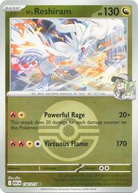 N's Reshiram (Poke Ball) - 154/217 - Rare - ME: Ascended Heroes (Reverse Holofoil)